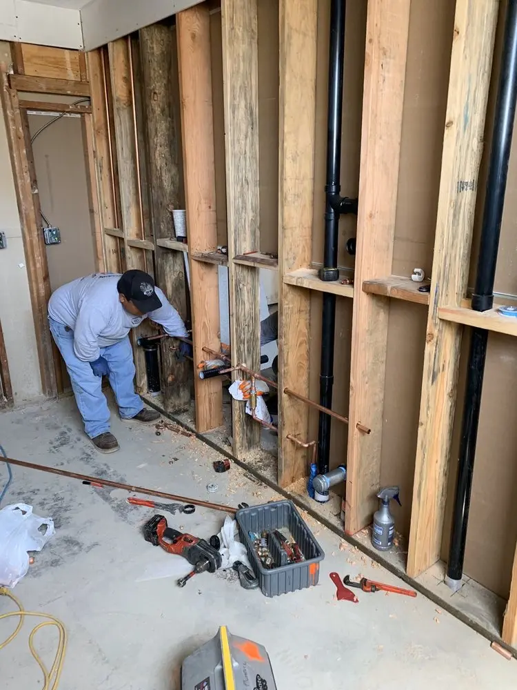 Commercial rough-in plumbing for Water Heater Replacement in Ithaca